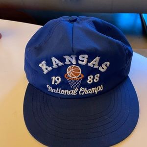Vintage KU Basketball 1988 National Championship Hat